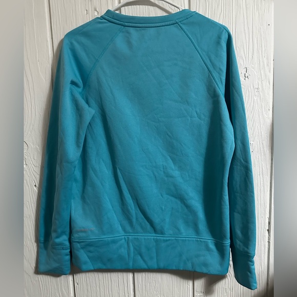 Nike Women's Teal Crew Neck Sweater - Picture 3 of 4